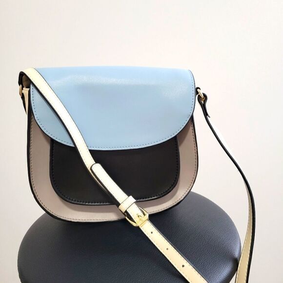 Colorblock Blue Purse - Picture 4 of 10